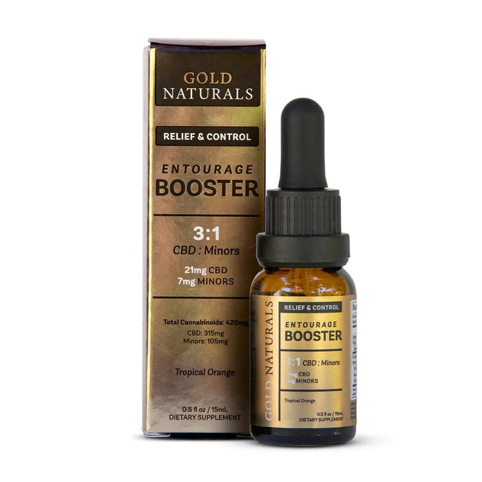 Gold Naturals: Entourage Booster Tincture - Day N Night | CBD, Kratom, Nootropic, Vape, Smoke, Head Shop