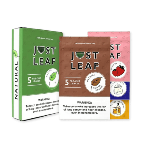 Just Leaf Natural Tobacco Leaf (5 Pack) - Day N Night | CBD, Kratom, Nootropic, Vape, Smoke, Head Shop