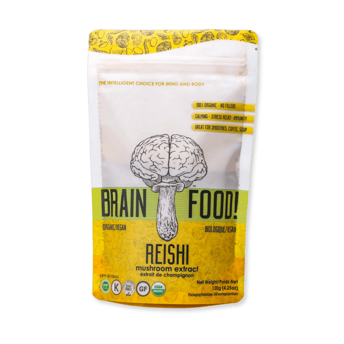 Brain Food Mushroom Extract Powder - Day N Night | CBD, Kratom, Nootropic, Vape, Smoke, Head Shop