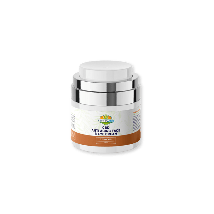 Terravibe CBD Anti Aging Face & Eye Cream - Day N Night | CBD, Kratom, Nootropic, Vape, Smoke, Head Shop