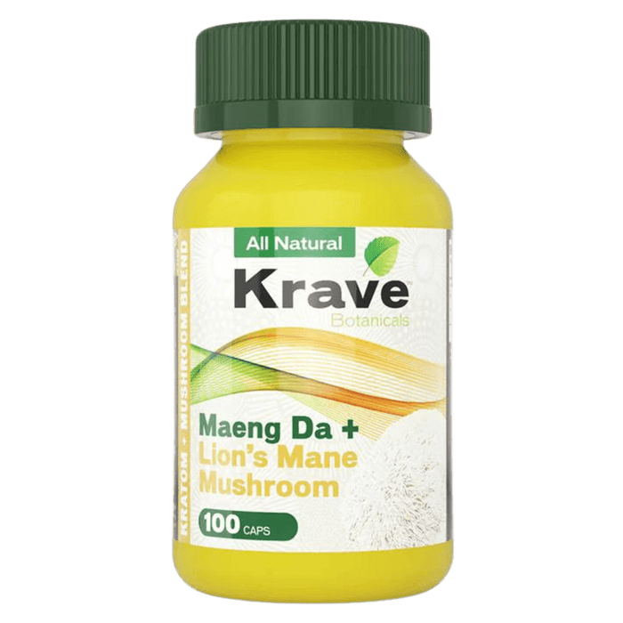 Krave Botanicals Mushroom Blend Capsules - Day N Night | CBD, Kratom, Nootropic, Vape, Smoke, Head Shop