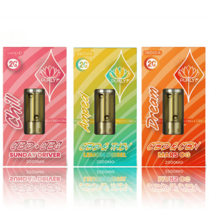 Purlyf 2 G Cartridge - Day N Night | CBD, Kratom, Nootropic, Vape, Smoke, Head Shop