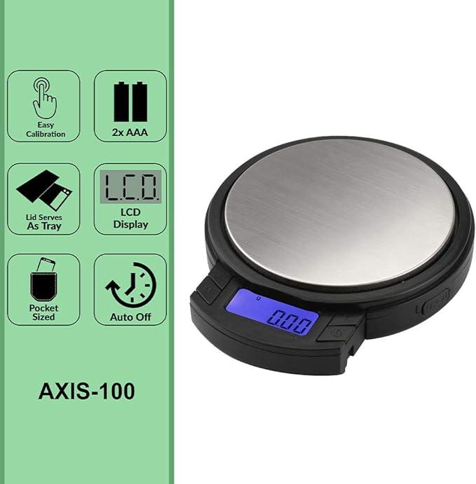 AWS Axis - 100 Digital Scale - Day N Night | CBD, Kratom, Nootropic, Vape, Smoke, Head Shop