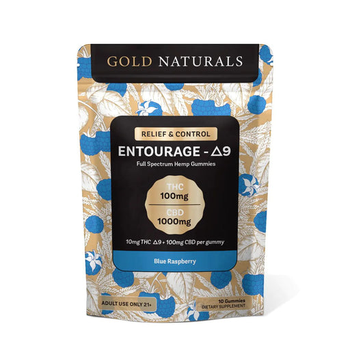 Gold Naturals Entourage D9 Gummies - Day N Night | CBD, Kratom, Nootropic, Vape, Smoke, Head Shop