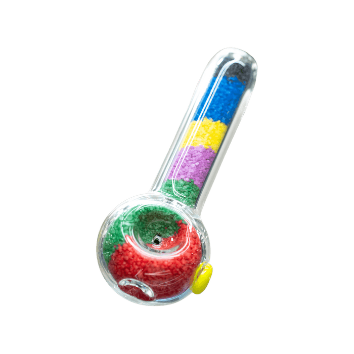 Colorful Sand Hand Pipe - Day N Night | CBD, Kratom, Nootropic, Vape, Smoke, Head Shop