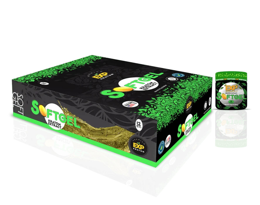 EXP Kratom Extract Softgel - Day N Night | CBD, Kratom, Nootropic, Vape, Smoke, Head Shop