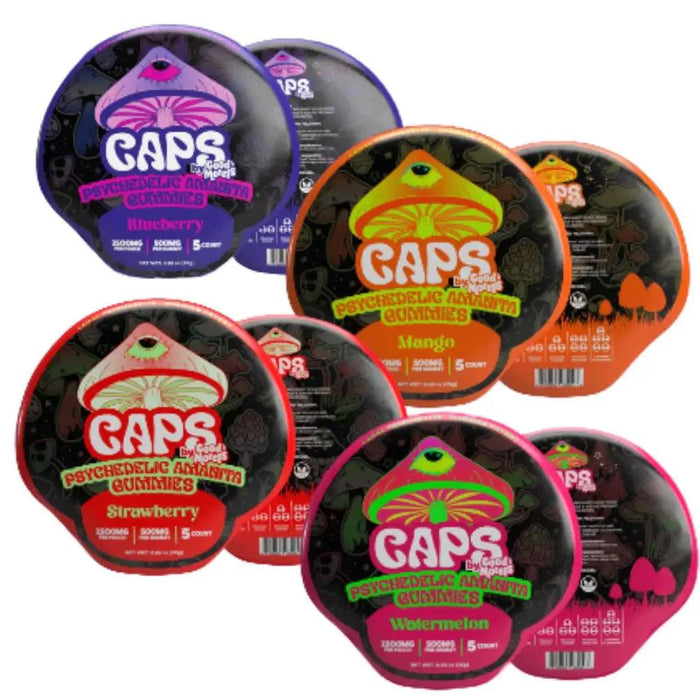 CAPS Psychedelic Gummies - Day N Night | CBD, Kratom, Nootropic, Vape, Smoke, Head Shop