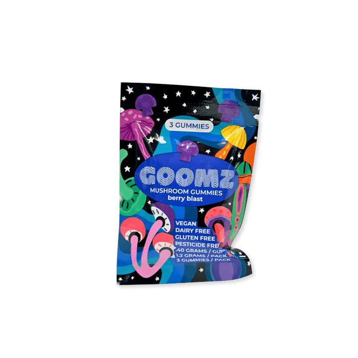 Goomz Mushroom Gummies (3 Count) - Day N Night | CBD, Kratom, Nootropic, Vape, Smoke, Head Shop