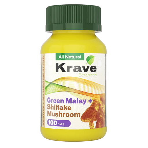 Krave Botanicals Mushroom Blend Capsules - Day N Night | CBD, Kratom, Nootropic, Vape, Smoke, Head Shop