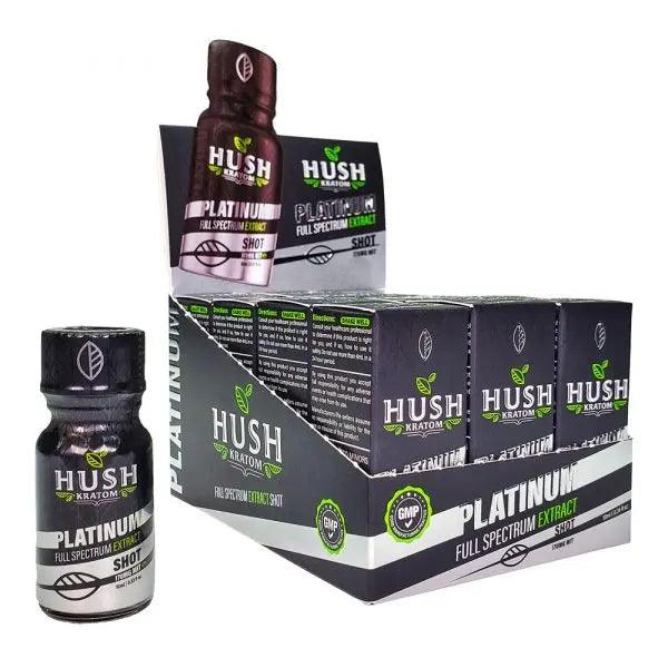 Hush Kratom Platinum Shot - Day N Night | CBD, Kratom, Nootropic, Vape, Smoke, Head Shop