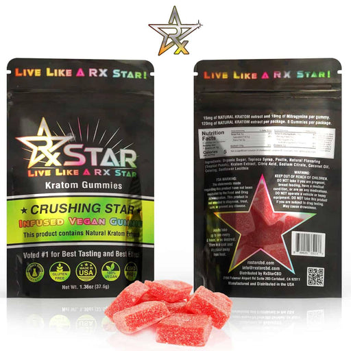 Rx Star Kratom Gummies - Day N Night | CBD, Kratom, Nootropic, Vape, Smoke, Head Shop