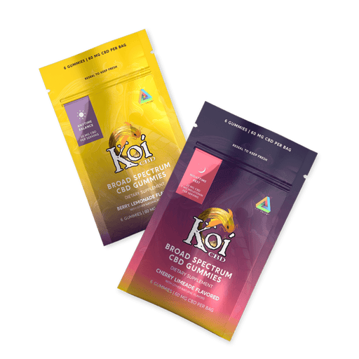 Koi CBD Broad Spectrum Gummies - Day N Night | CBD, Kratom, Nootropic, Vape, Smoke, Head Shop