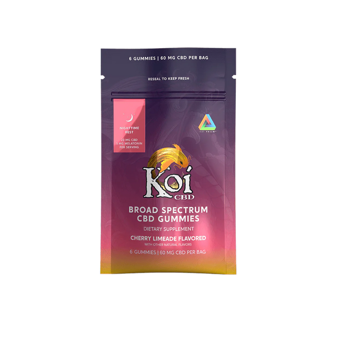 Koi CBD Broad Spectrum Gummies - Day N Night | CBD, Kratom, Nootropic, Vape, Smoke, Head Shop