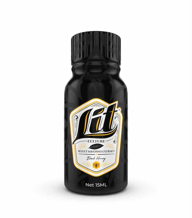 Lit Culture Black Honey Extract Shot - Day N Night | CBD, Kratom, Nootropic, Vape, Smoke, Head Shop