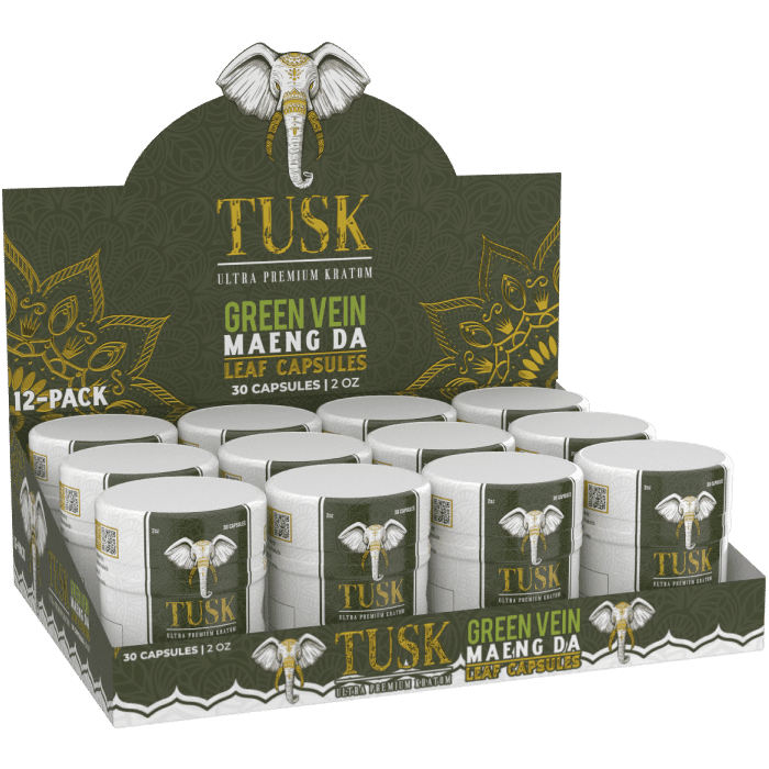 Tusk Kratom Capsules - Day N Night | CBD, Kratom, Nootropic, Vape, Smoke, Head Shop