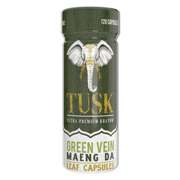 Tusk Kratom Capsules - Day N Night | CBD, Kratom, Nootropic, Vape, Smoke, Head Shop