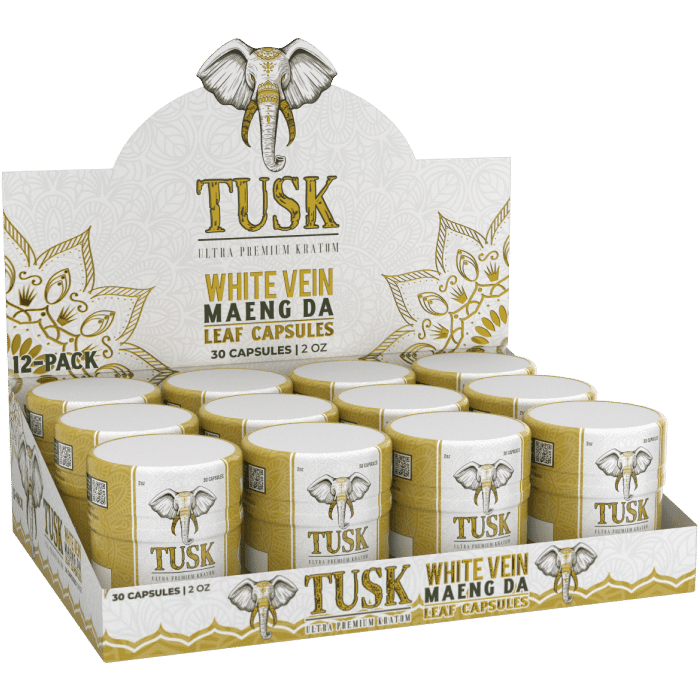 Tusk Kratom Capsules - Day N Night | CBD, Kratom, Nootropic, Vape, Smoke, Head Shop