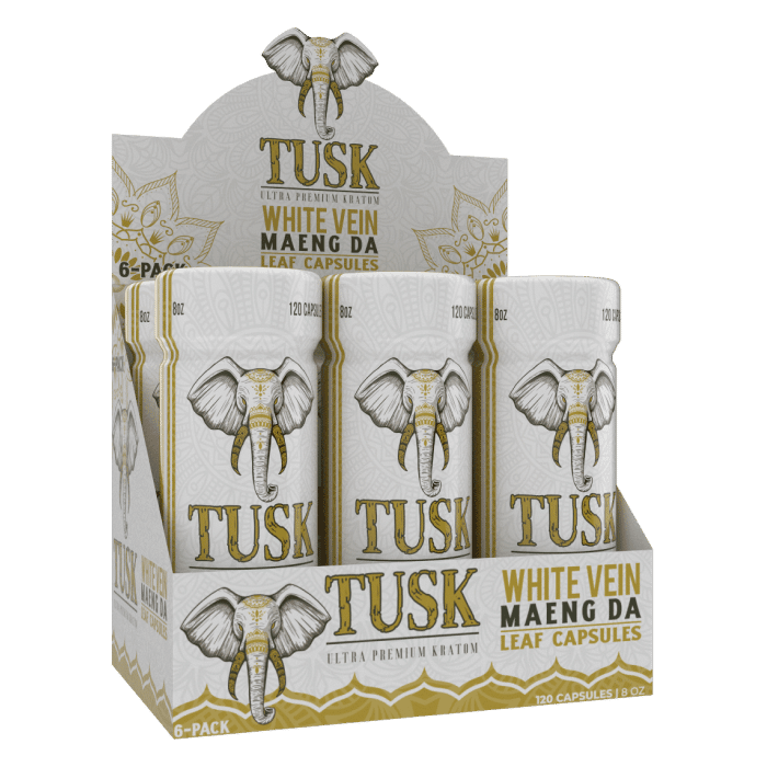 Tusk Kratom Capsules - Day N Night | CBD, Kratom, Nootropic, Vape, Smoke, Head Shop