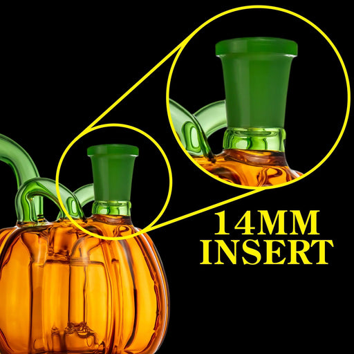 Mj Arsenal Turbo Pump Waterpipe (Pumpkin) - Day N Night | CBD, Kratom, Nootropic, Vape, Smoke, Head Shop