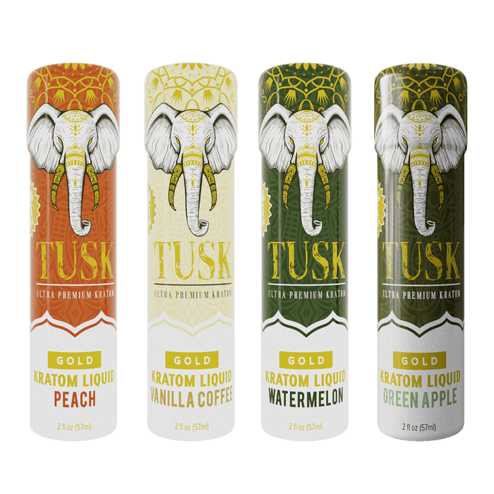 Tusk Kratom Gold Extract Shot - Day N Night | CBD, Kratom, Nootropic, Vape, Smoke, Head Shop