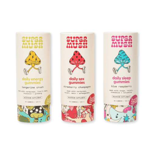 Super Mush Daily Mushroom Gummies - Day N Night | CBD, Kratom, Nootropic, Vape, Smoke, Head Shop