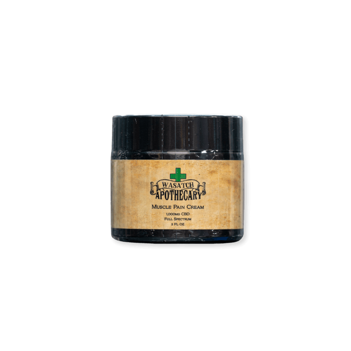 Wasatch Apothecary Muscle Pain Cream - Day N Night | CBD, Kratom, Nootropic, Vape, Smoke, Head Shop