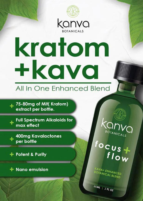 Kanva Botanicals Shot - Day N Night | CBD, Kratom, Nootropic, Vape, Smoke, Head Shop