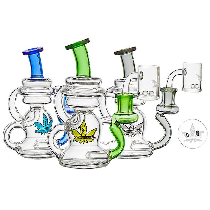 Aleaf Recycler Rig Kit - Day N Night | CBD, Kratom, Nootropic, Vape, Smoke, Head Shop