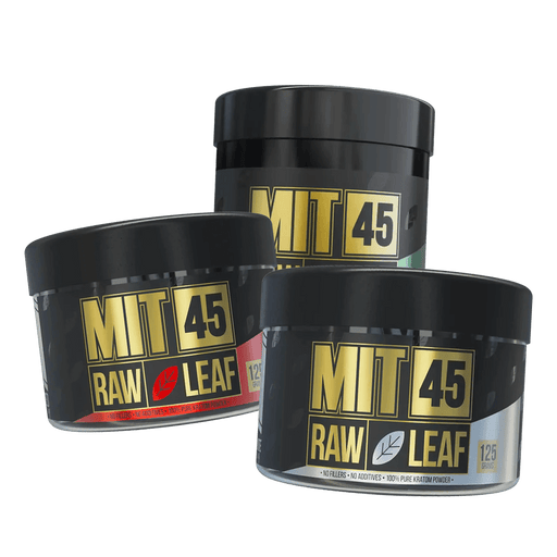 MIT45 Raw Leaf Kratom Powder - Day N Night | CBD, Kratom, Nootropic, Vape, Smoke, Head Shop