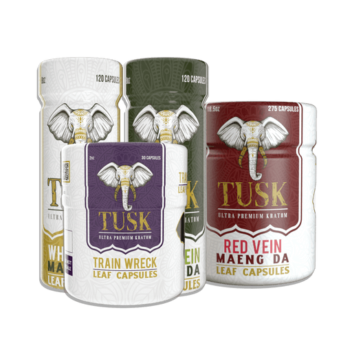 Tusk Kratom Capsules - Day N Night | CBD, Kratom, Nootropic, Vape, Smoke, Head Shop